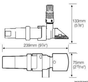 Whale Supersub Smart submers. bilge pump 1100 12V - Image 3