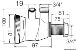 Alternative view of Attwood pump for tank ventilation 29 l/min 12V 3 A