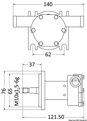 Alternative view of NAUCO ST 423 pump