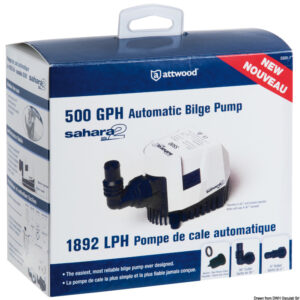 Alternative view of ATTWOOD Sahara Mk2 bilge pump S1200 12V 69l