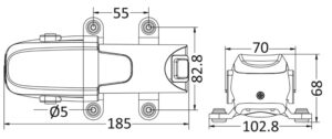 Europump 4 New Generation fresh water pump 12V 5.6l/min - Image 3