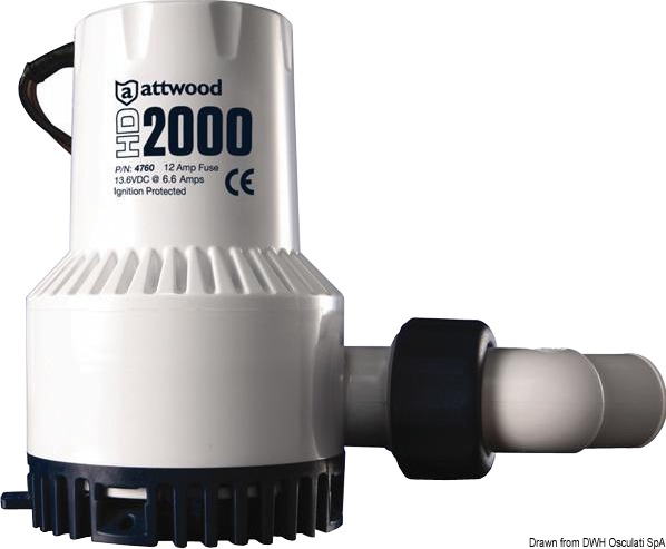 Attwood Heavy Duty bilge pump 24 V 3.5 A 1 Attwood Heavy Duty bilge pump 24 V 3.5 A