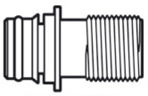 Europump plug-in quick fitting straight 1/2"