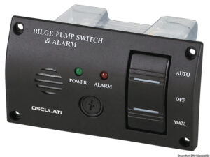ON-OFF-ON control panel f. bilge pumps