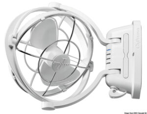 CAFRAMO Sirocco fan black 12/24 V