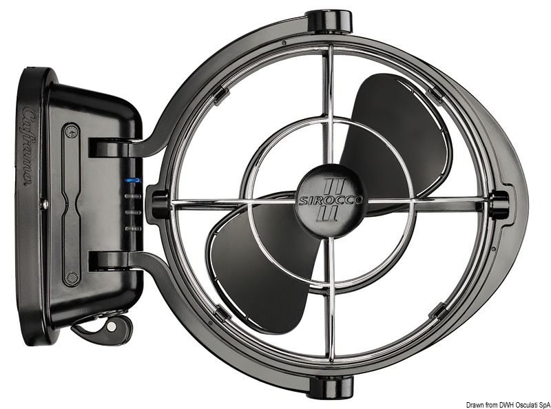 CAFRAMO Sirocco fan black 12/24 V 2 CAFRAMO Sirocco fan black 12/24 V - Image 2