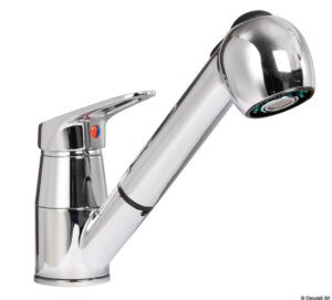 Olivia single-control mixer + removable shower