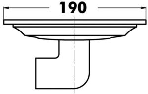 Oval cockpit drain AISI 316 - Image 3