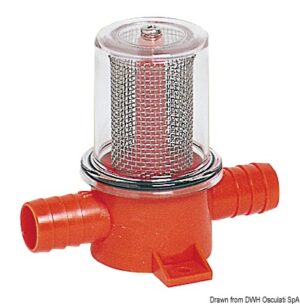 Flush mount filter 1/2"