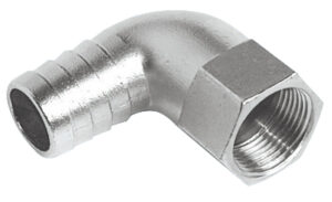 90° Female hose adaptor 1" x 30 mm