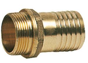 Cast brass male hose adaptor 1" x 20 mm