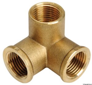 Brass 3-way joint 1/2"