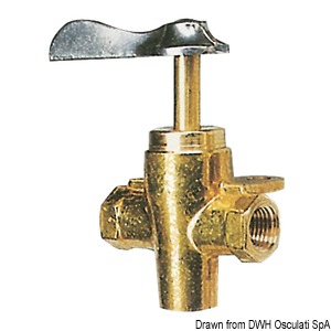 Taps, deviators and bulkhead pass-through for fuel