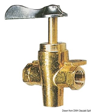 3-way fuel valve 1/4"