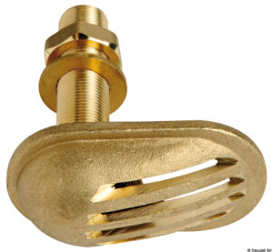 Cast brass thru hull scoop strainer 2"1/2