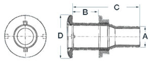 Seacock 1"1/2 w/check valve - Image 3