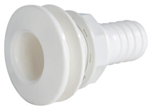 Seacock white plastic w/hose adaptor 1/2" - Image 3