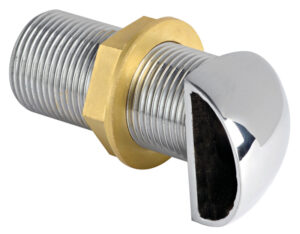 Chromed brass scupper 1" - Image 2