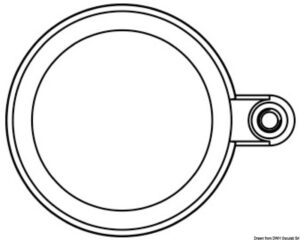 Brass washer 1" with ground wire fitting - Image 2