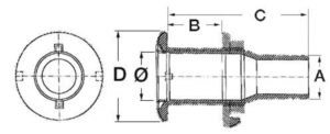 Thru-hull sea cock for any bilge pumps 15 mm - Image 2