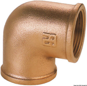 GUIDI bronze F-F 90° elbow 1"