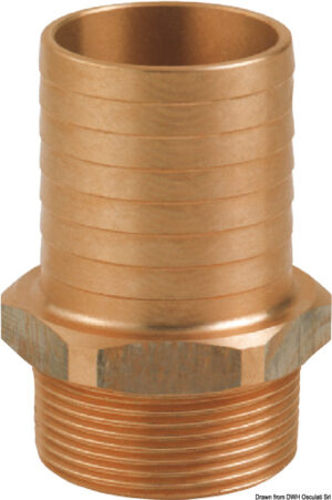 GUIDI bronze male hose connector 1" x 25 mm