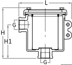 GUIDI Ionio water strainer 1"1/2 - Image 3