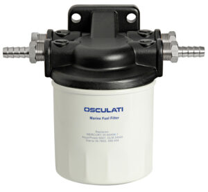 Petrol filter aluminium support head 182-404 l/h