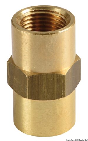 Female-female fitting for hose adaptor