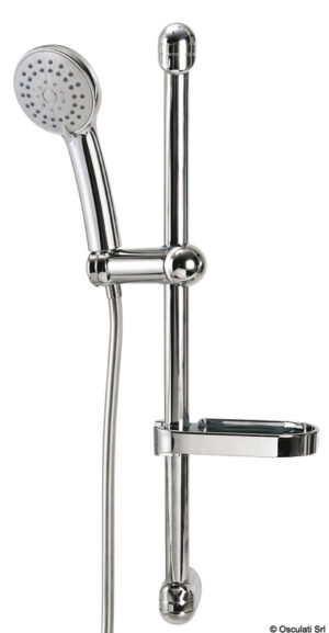 Wash shower rail 150 cm chromed