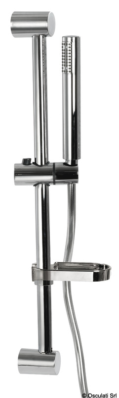 Yuma shower rail 150 cm chromed