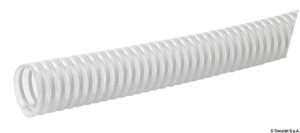 White PVC spiral reinforced hose 20 mm