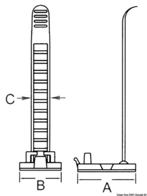 Adjustable cable clamp w/ screw max 17 mm - Image 2
