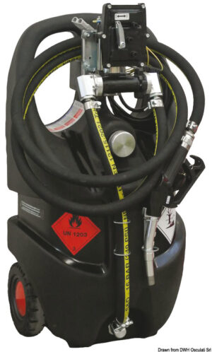 Petrol container w/tyres ADR-tested 55 l