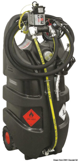 Petrol container w/tyres ADR-tested 110 l