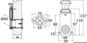 Drain plug w/valve 16/63 mm - Image 2