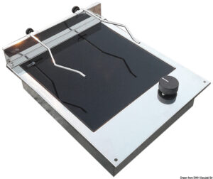 Glassceramic electric hob unit 1 burner