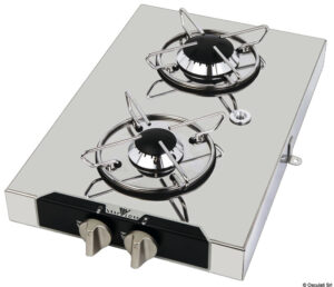 Two-burner recess-fit cooktop 290 x 440 mm