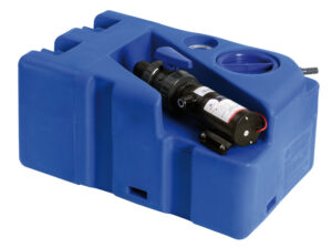 Waste water tank w/macerator 12 V 50 l