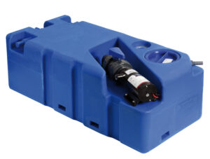 Waste water tank w/macerator 12 V 70 l