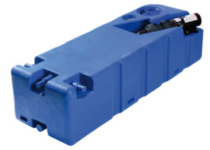 Waste water tank w/macerator 12 V 91 l