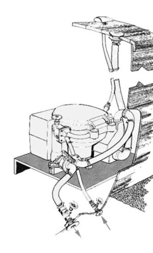Alternative view of Universal waste water collection tank