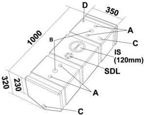 Alternative view of Waste water tank 86 l