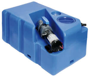 Waste water tank w/horizontal soaker 60 l 12 V