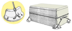 Alternative view of Anchoring system for ice boxes