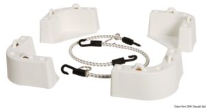 Fixing kit w/4 corner plates for iceboxes