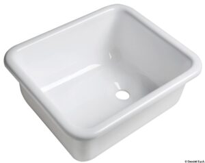 Rectangular plexiglass sink 330x280x140 mm