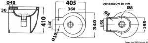 Kit gasket + spare valves for electric toilets - Image 4