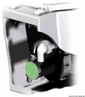 Alternative view of Kit gasket + spare valves for electric toilets