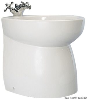 SILENT ceramic bidet high chamfered